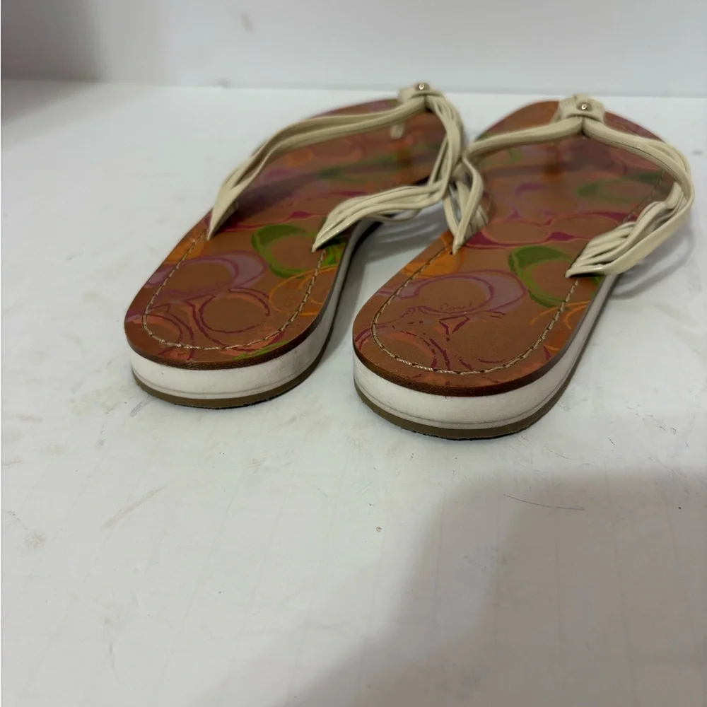 Coach brand flip-flop sandals